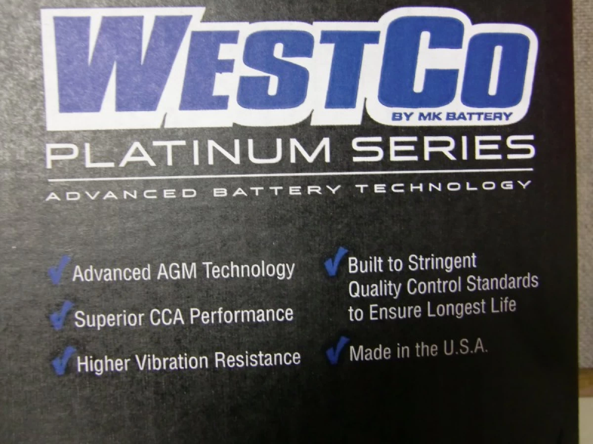 9800-4040 WESTCOバッテリー 97年以降ツアラー OEM 66010-97C