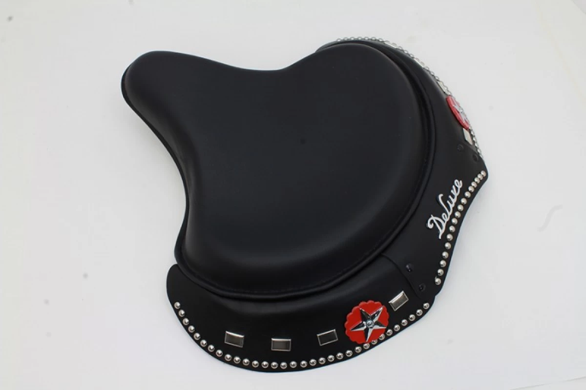 47-0953　本革 ブラックレザー レザースカート×レザーコンチョ MADE　IN USA