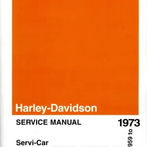 96142　HD純正サービスマニュアルカタログ1959-1973サービカー