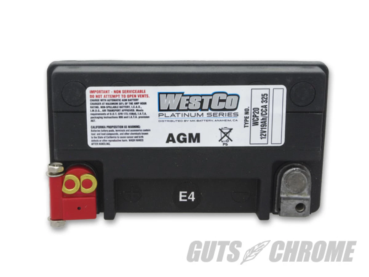 9800-4020　バッテリー84-90ソフテル　79-96XL　WESTCO製 65911-82B