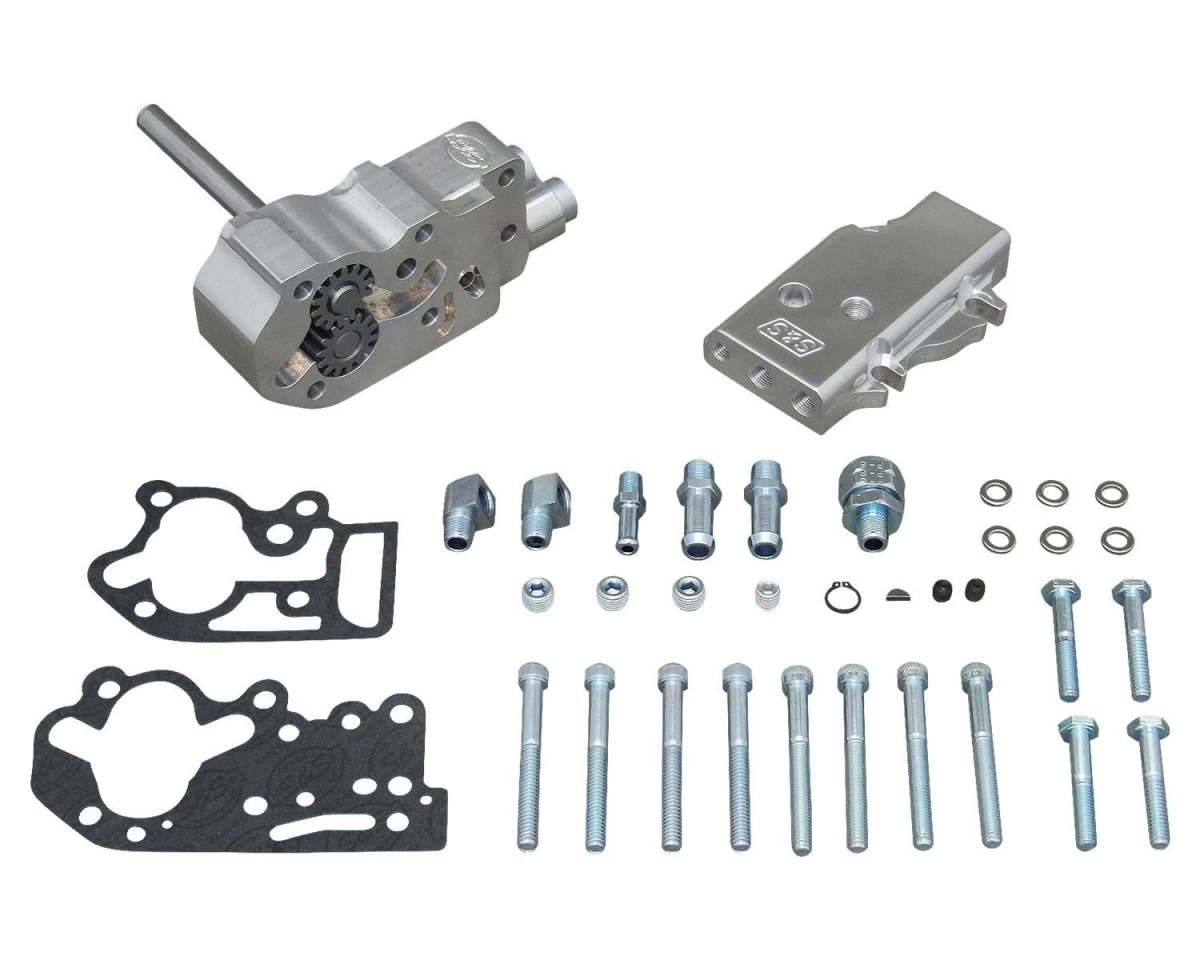DS194062.ビレットオイルポンプSET　S&S製 1970-1991BT( ショベEVO エボモデル)