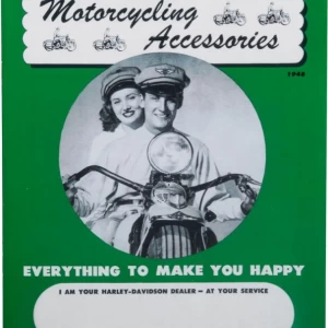 84401.ハーレーダビッドソン1948年モーターサイクルアクセサリーカタログ.P33ページ(カチナ