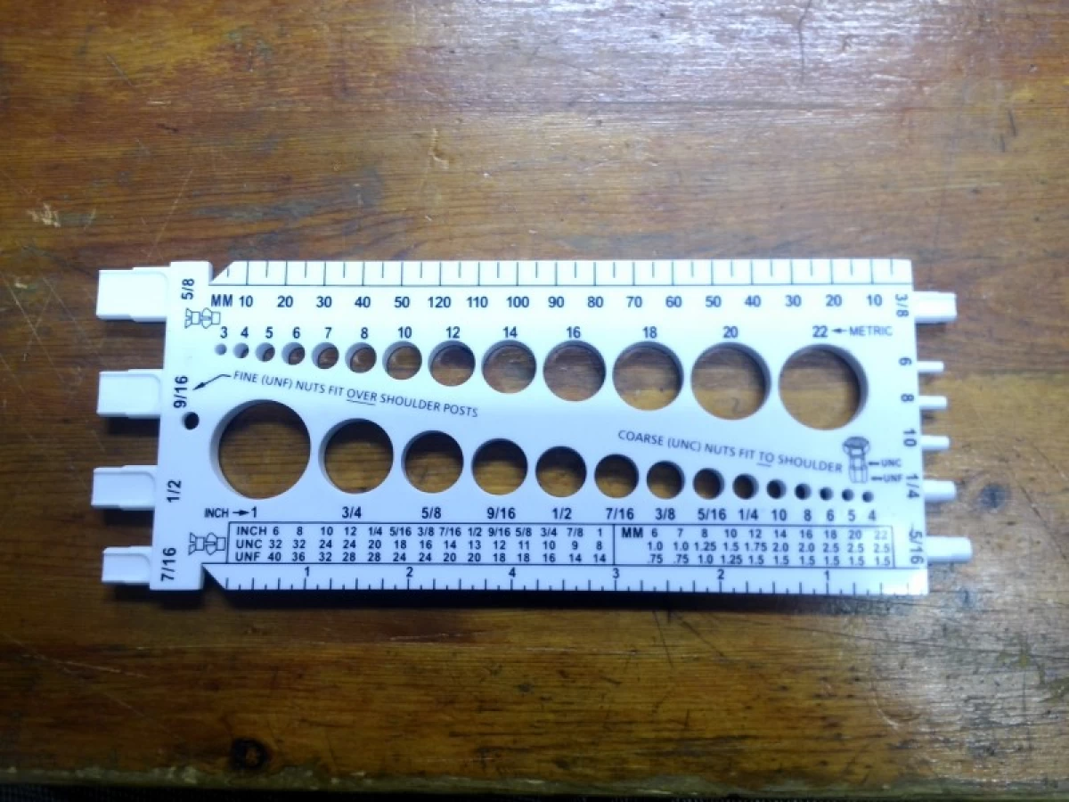 93995 インチサイズ / ナット& ボルト チェッカー